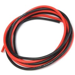 41733_INTERNO CABLE FLEXIBLE SILICONA 14AWG COBRE 1M NEGRO/ROJO 01