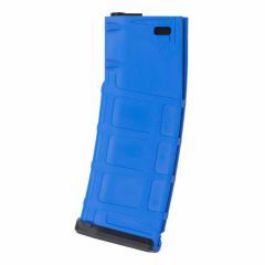34164_CARGADOR REPLICA MIDCAP M4 SAIGO ESTILO PMAG POLIMERO 130 BBS AZUL